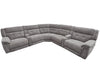 Parker Living Richland - Bristol Grey 7 Piece Modular Power Reclining Sectional with Power Adjustable Headrests