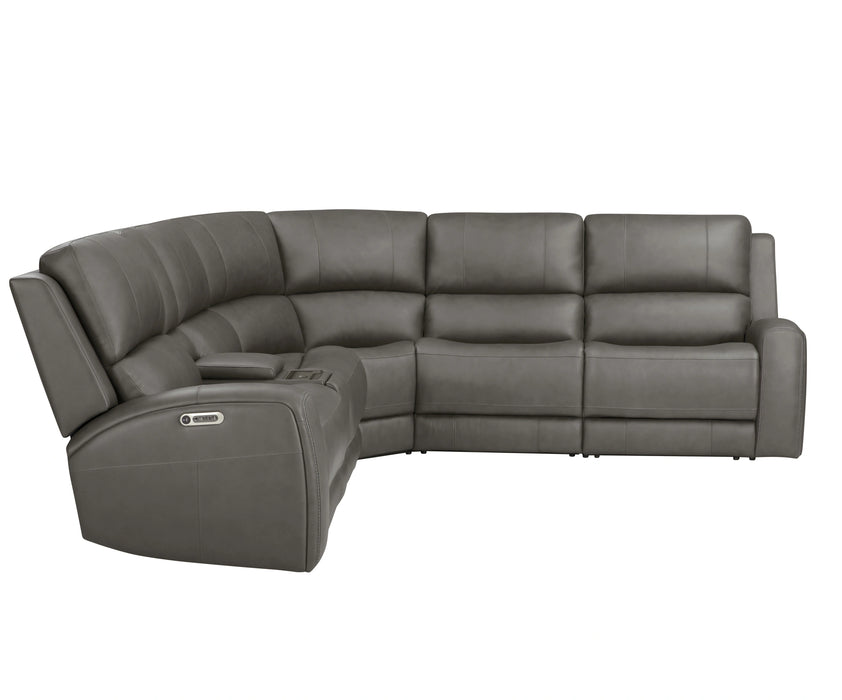 Parker Living Belmont 6 Piece Zero Gravity Power Reclining Sectional with Power Adjustable Headrests