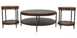 Parker House Bengal 41 Inch Round Cocktail Table with 2 End Tables