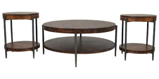 Parker House Bengal 41 Inch Round Cocktail Table with 2 End Tables