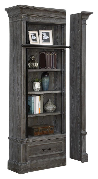 Parker House Gramercy Park 3pc Museum Bookcase in Vintage Burnished Smoke-3