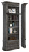 Parker House Gramercy Park Museum Bookcase in Vintage Burnished Smoke