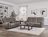 Parker Living Lawson - Sydney Brunette Zero Gravity Power Reclining Sofa and Loveseat