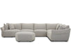 Parker Living Playful - Canes Cobblestone 6 Piece Modular Sectional