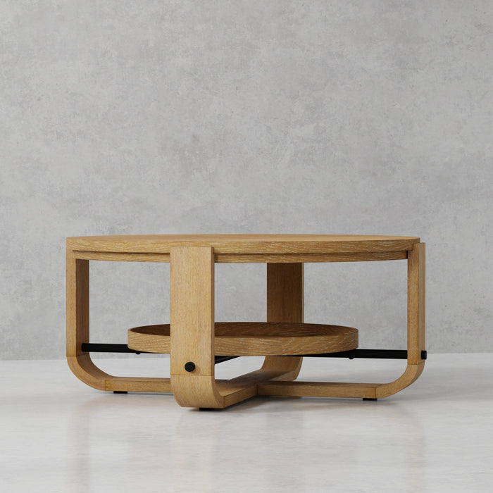 Parker House Escape Cocktail Table Round with Shelf