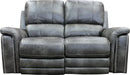 Parker House Belize Loveseat Dual PWR Recliner w/ USB & PWR Headrest in Ash