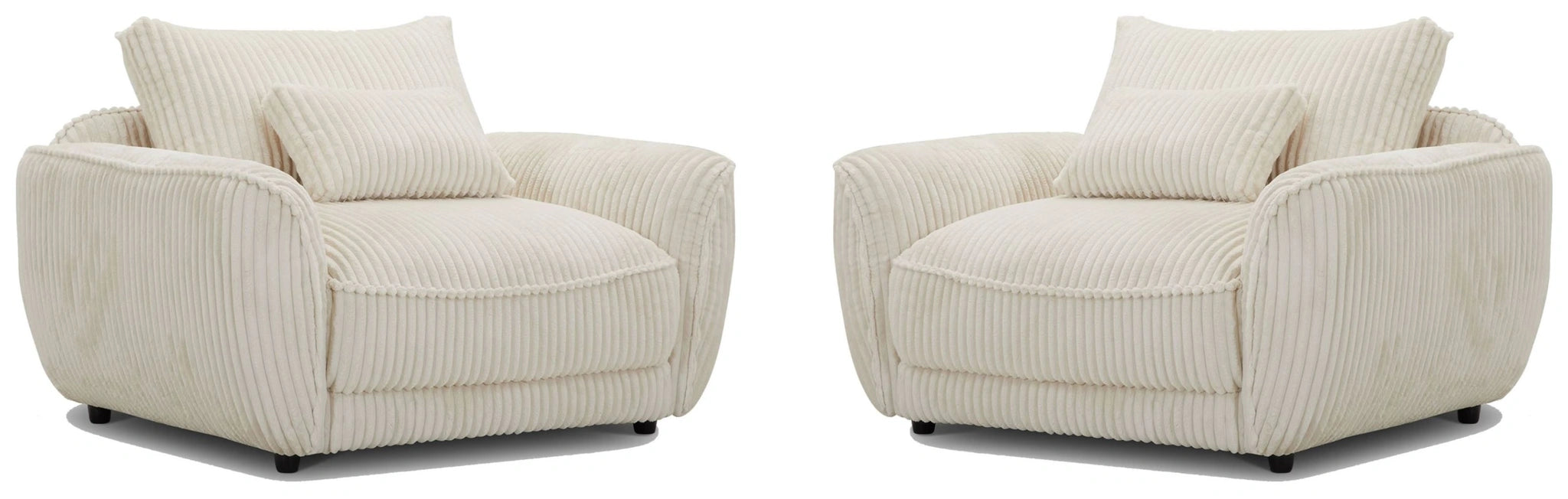 Parker Living Utopia - Mega Ivory Chair and A Half with Lumbar Pillow Two Pack