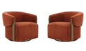 Parker Living Finley Swivel Accent Chair Two Pack