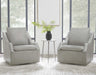 Parker Living Asher Swivel Accent Chair Two Pack