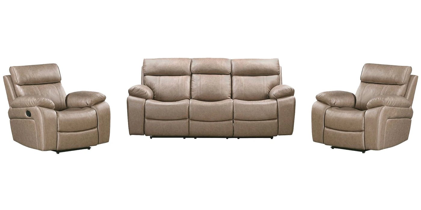 Parker Living Theon - Stokes Toffee Manual Glider Reclining Sofa and Two Recliners