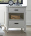 Parker House Americana Modern Bedroom Queen Platform Bed 2 Nightstands Dresser with Mirror and Chest