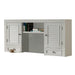 Parker House Boca U Shape Desk with Hutch and File