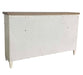 Parker House Americana Modern Bedroom King Shelter Bed with 2 Nightstands and Dresser with Mirror