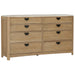 Parker House Escape - Bedroom Queen Poster Bed 2 Nightstands and Dresser with Mirror