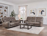 Parker Living Lawson - Sydney Brunette Zero Gravity Power Reclining Sofa and Loveseat