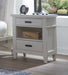 Parker House Americana Modern Bedroom King Platform Bed 2 Nightstands and Dresser with Mirror