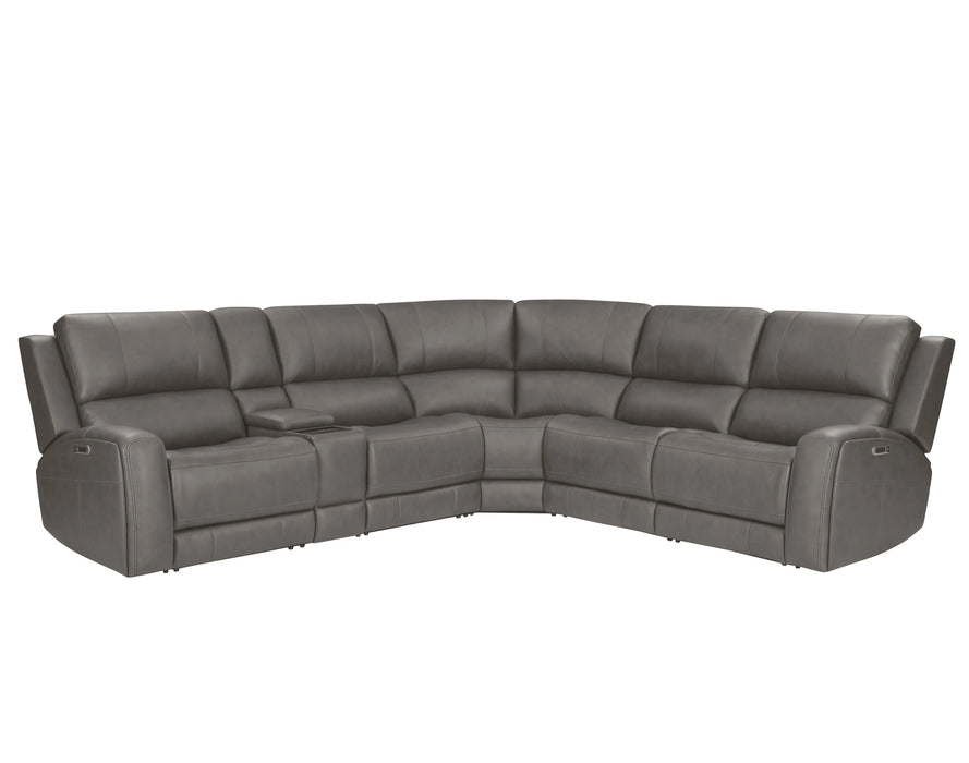 Parker Living Belmont 6 Piece Zero Gravity Power Reclining Sectional with Power Adjustable Headrests
