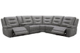 Parker Living Caldwell Fog 6 Piece Modular Power Reclining Sectional with Power Adjustable Headrests