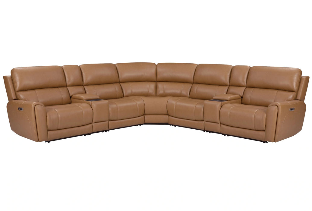 Parker Living Hancock 7 Piece Zero Gravity Power Reclining Sectional with Power Adjustable Headrests