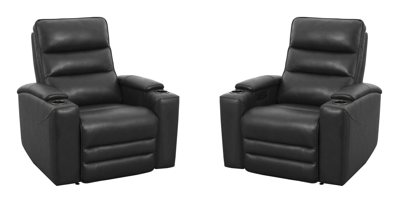 Parker Living Nexus - Autumn Black Zero Gravity Power Recliner P3 Two Pack