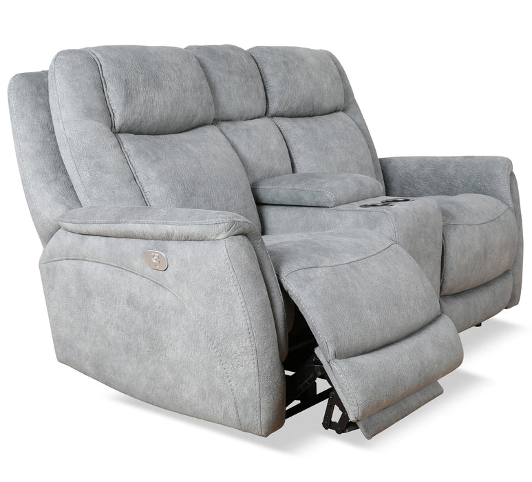 Parker Living Linus - Hudson Grey Power Reclining Sofa and Loveseat