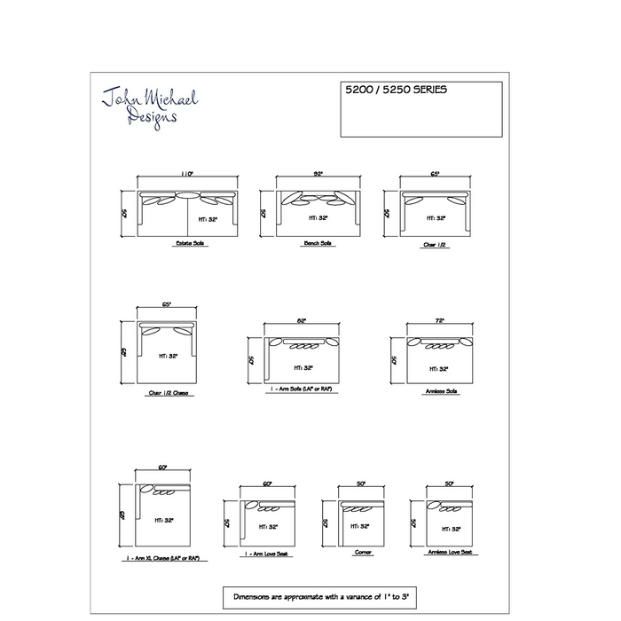 5200 2 PC Down Sectional Sofa - MI Hometown Furnishings (MI)*