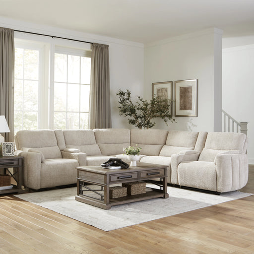 Parker Living Modesto 7 Piece Modular Power Reclining Sectional with Power Adjustable Headrests