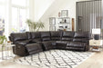 Parker Living Whitman - Powered By Freemotion 6 Piece Modular Power Reclining Sectional with Power Adjustable Headrests