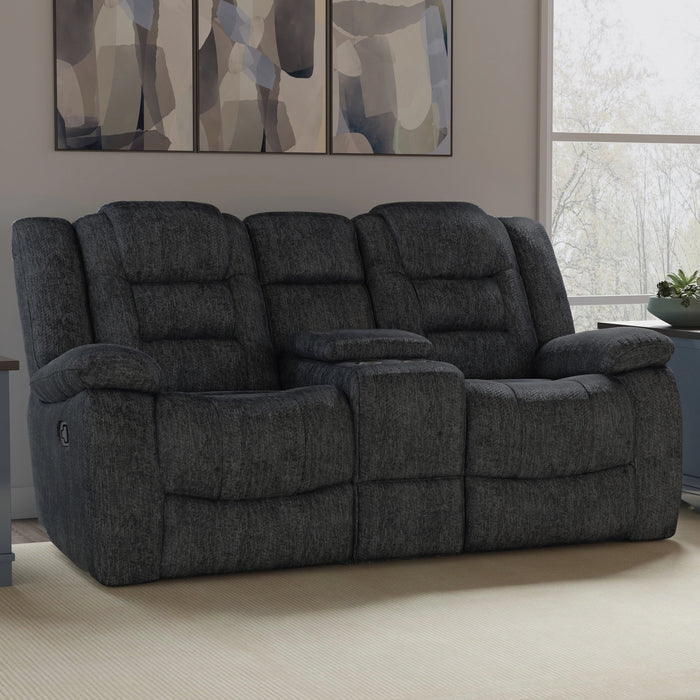 Parker Living Bolton - Misty Storm Manual Reclining Sofa Loveseat and Recliner