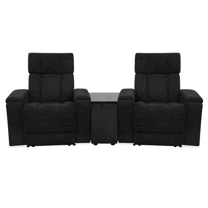 Parker Living Phoenix Zero Gravity Power 2 Seat Home Theater Seating with Wedge and Immersive Audio