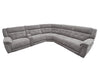 Parker Living Richland - Bristol Grey 6 Piece Modular Power Reclining Sectional with Power Adjustable Headrests