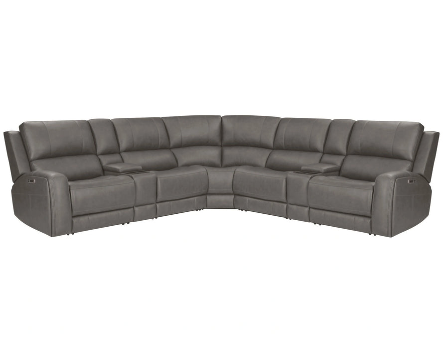 Parker Living Belmont 7 Piece Zero Gravity Power Reclining Sectional with Power Adjustable Headrests