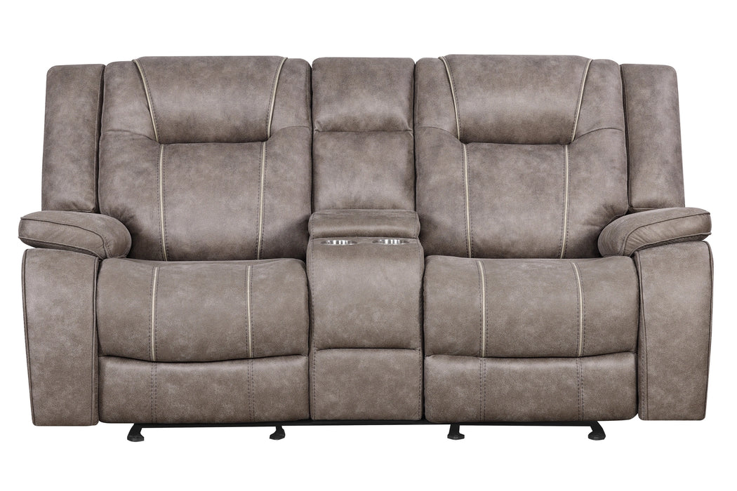 Parker Living Blake - Desert Taupe Reclining Console Loveseat