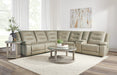 Parker Living Caldwell Fog 6 Piece Modular Power Reclining Sectional with Power Adjustable Headrests