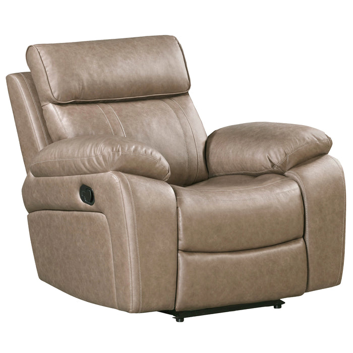 Parker Living Theon - Stokes Toffee Manual Reclining Sofa Loveseat and Recliner