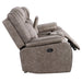 Parker Living Blake - Desert Taupe Reclining Console Loveseat
