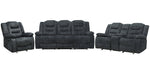 Parker Living Bolton - Misty Storm Manual Reclining Sofa Loveseat and Recliner