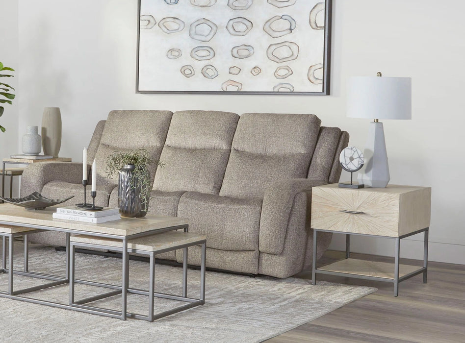 Parker Living Penfield - Frappe Zero Gravity Power Reclining Sofa with Heat Massage and Speaker P3