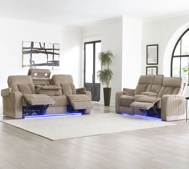 Parker Living Equinox Power Reclining Sofa and Loveseat