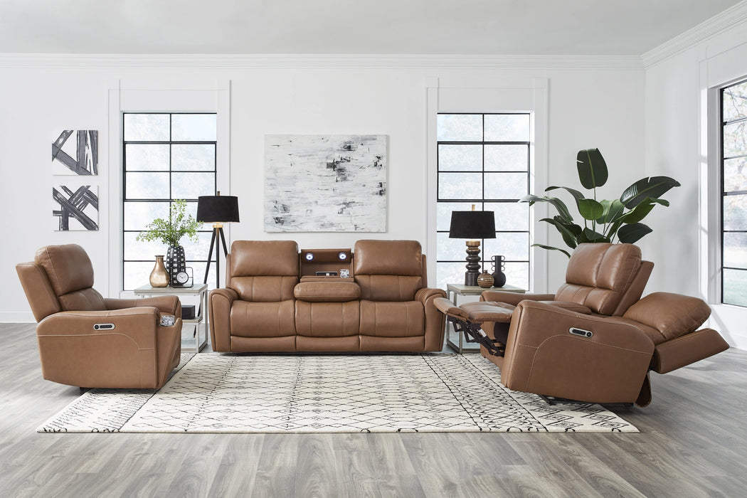 Parker Living Hancock Zero Gravity Power Reclining Sofa with Drop Down Table P3