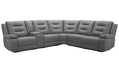 Parker Living Caldwell Fog 6 Piece Modular Power Reclining Sectional with Power Adjustable Headrests
