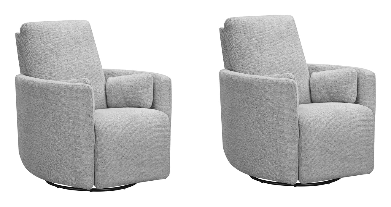 Parker Living Turner Manual Swivel Glider Recliner Two Pack