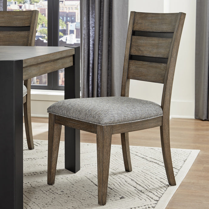 Parker House Cedar Fork - Dining 78 inch Rectangular Dining Table with 6 ladderback chairs