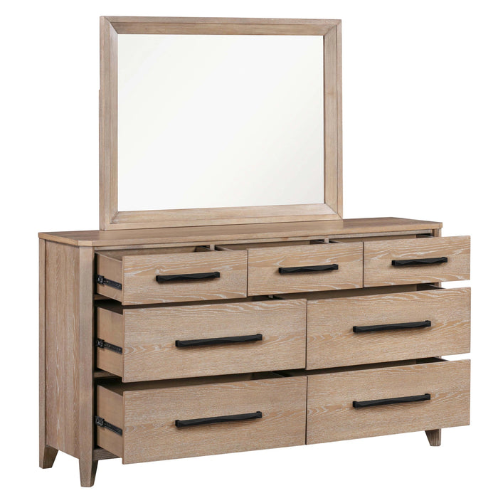 Parker House Breckenridge - Bedroom Queen Bed with Dresser and Mirror