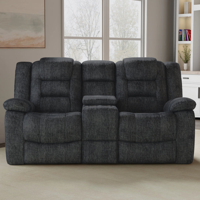 Parker Living Bolton - Misty Storm Manual Reclining Sofa Loveseat and Recliner
