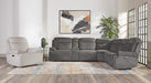 Parker Living Alpine - Airy Midnight 6 Piece Zero Gravity Power Reclining Sectional with Power Adjustable Headrests