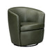 Parker Living Barolo 100% Italian Leather Swivel Club Chair
