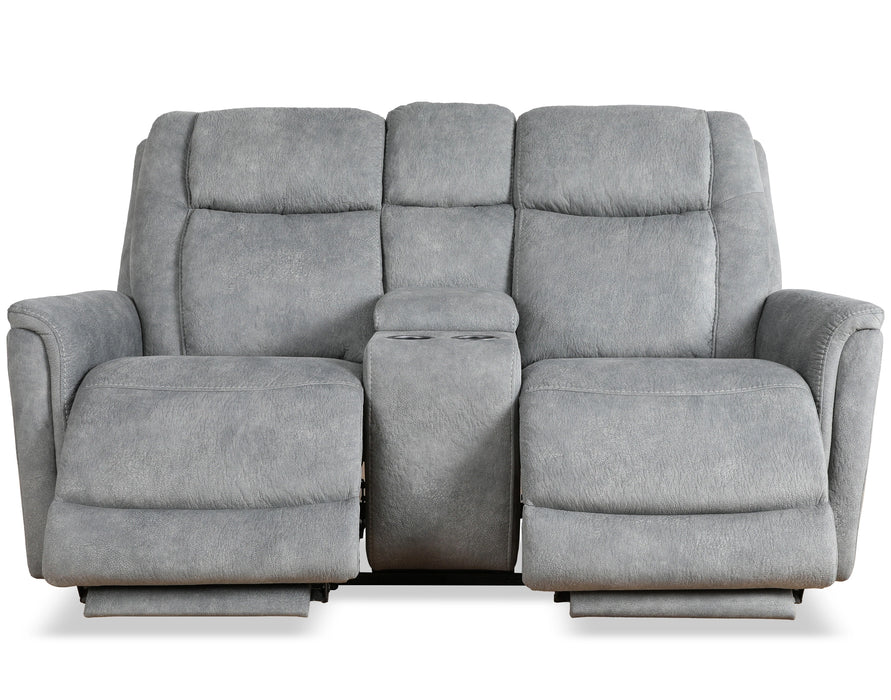 Parker Living Linus - Hudson Grey Power Reclining Sofa and Loveseat