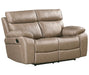 Parker Living Theon - Stokes Toffee Manual Reclining Sofa Loveseat and Recliner