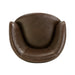 Parker Living Barolo 100% Italian Leather Swivel Club Chair Two Pack